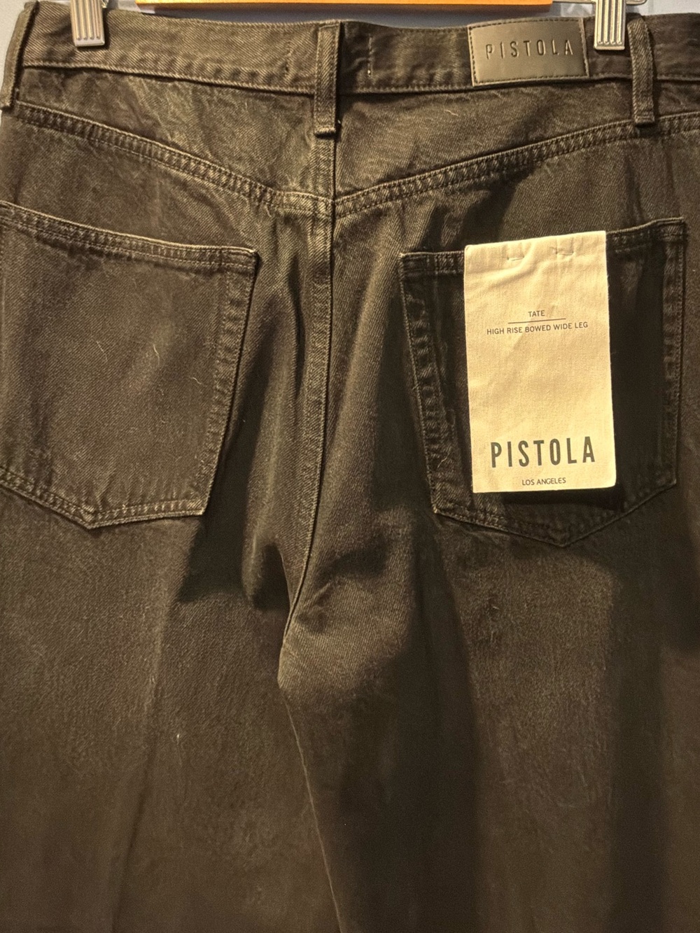 Pistola Black Wide, Bow-Leg Jeans - Picture 6 of 8